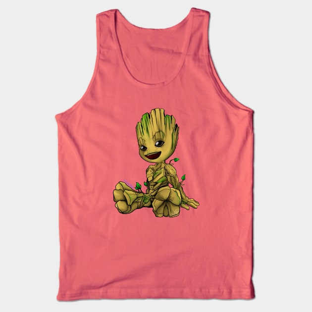 Happy Baby Tank Top by JenX